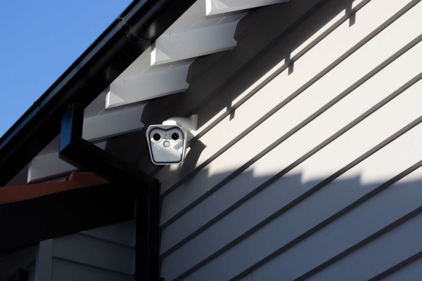 cctv security cameras overlooking the house