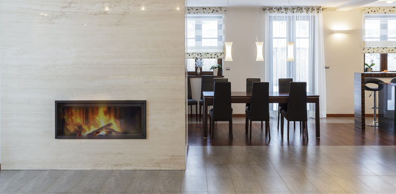 modern aitmated home living room with smart lighting